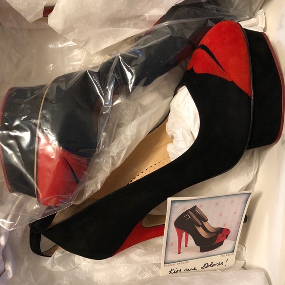 Charlotte Olympia Shoes - Charlotte Olympia “Kiss Me Dolores” Platform Pumps